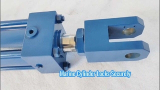 Marine Hydraulic Cylinder Long Stroke Self Locking